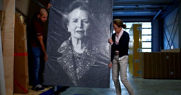 Foto: Retrato de la exprimera ministro británica, Margaret Thatcher. (Reuters)