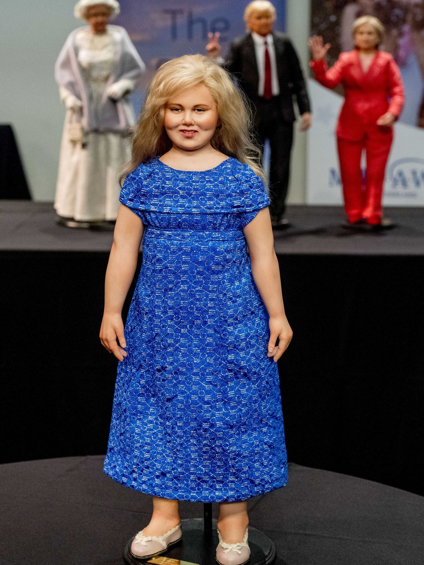 Muñeca inspirada en la princesa Amalia, realizada por Elena Timkaeva. (EFE)