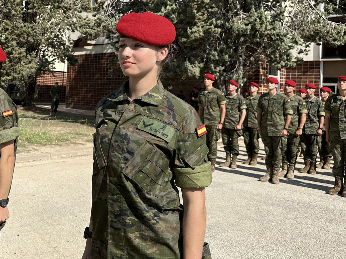 Foto: La princesa Leonor en la Academia General Militar de Zaragoza. (EFE/Casa de S.M. el Rey)