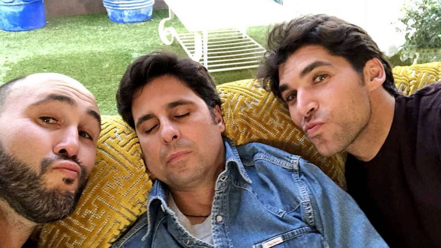 Los hermanos Rivera (Kiko, Francisco y Cayetano), en una imagen de Instagram. 