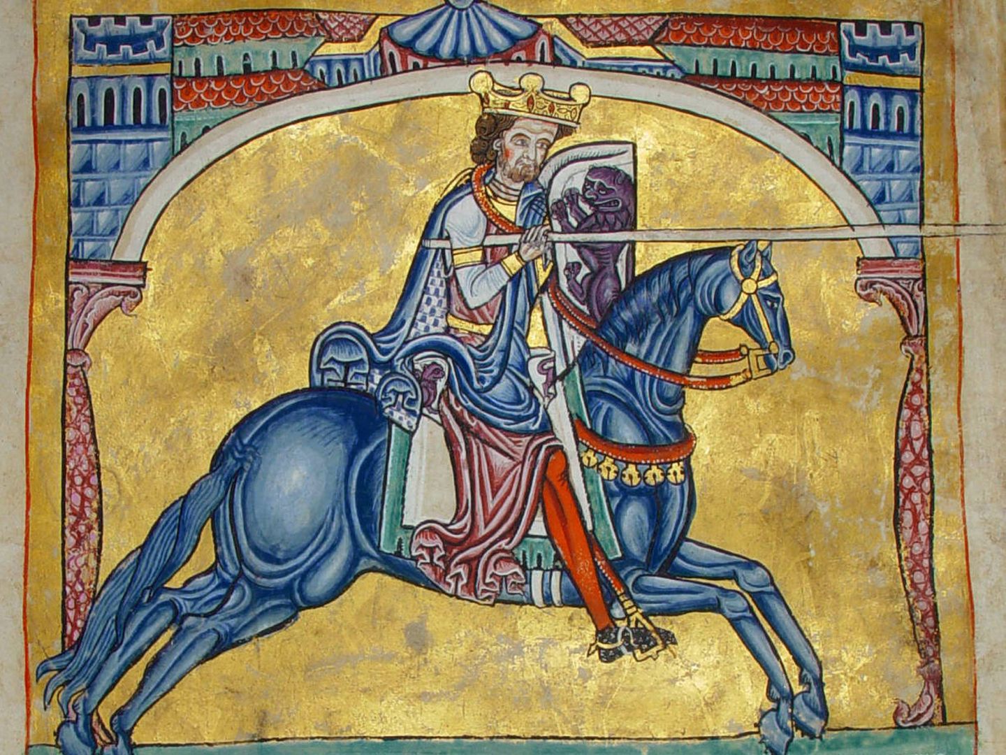Alfonso IX de León y Galicia.