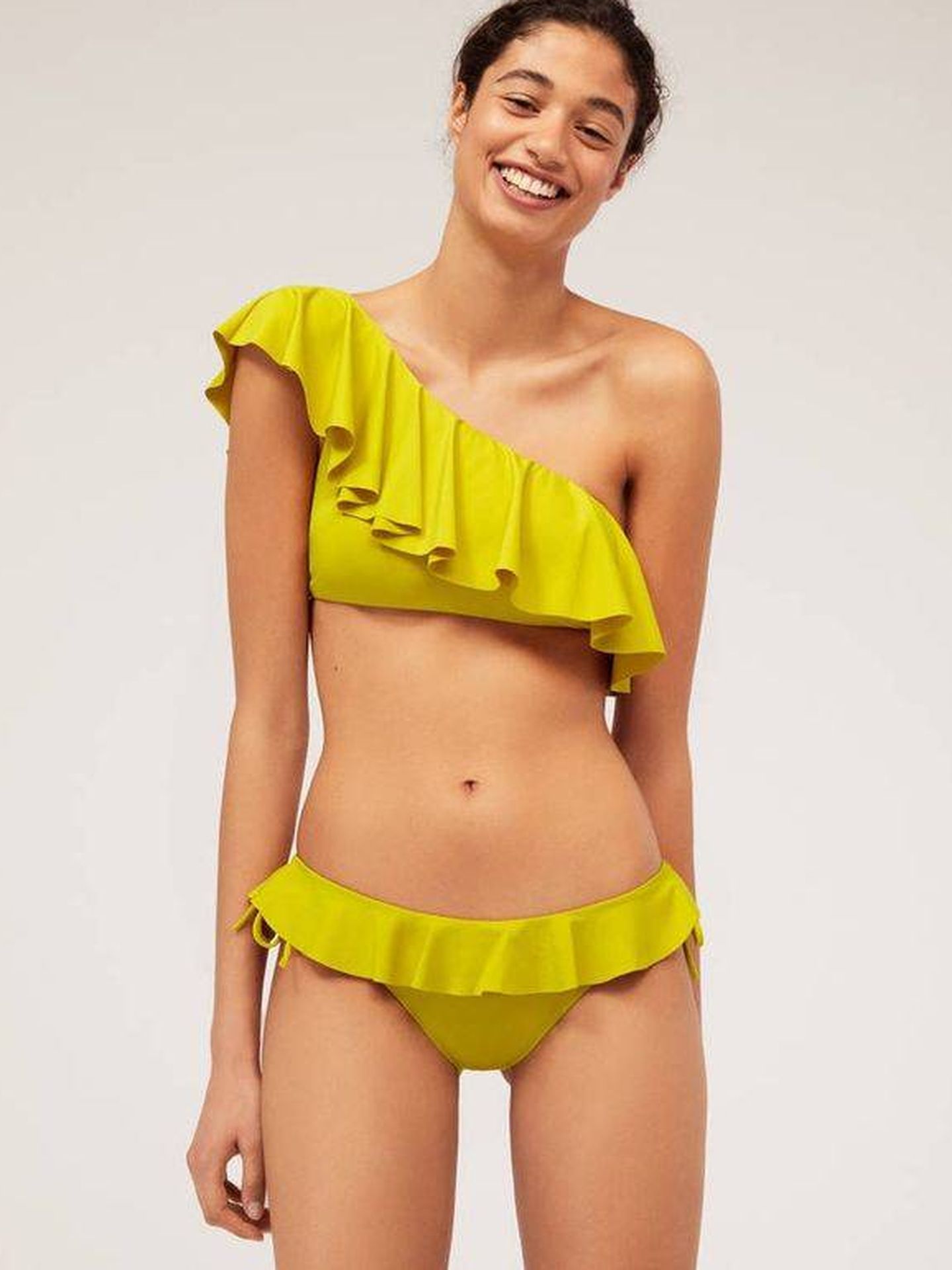 El bikini verde lima de Oysho (Cortesía)