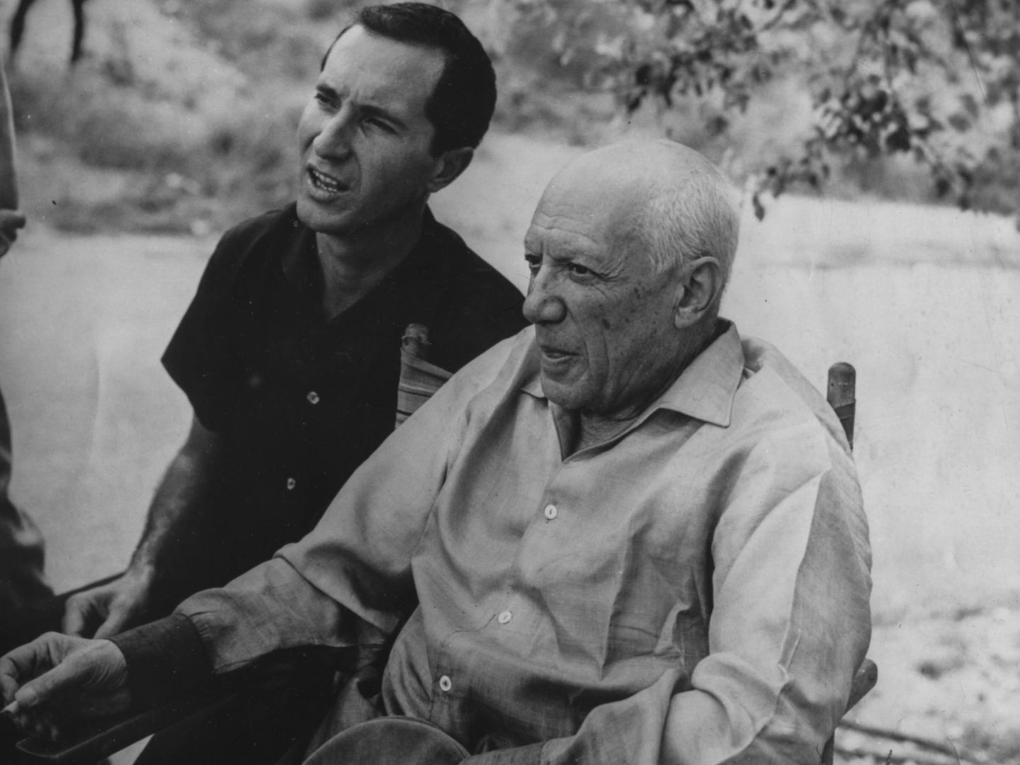  Pablo Picasso y Luis Miguel Dominguín. (Getty)