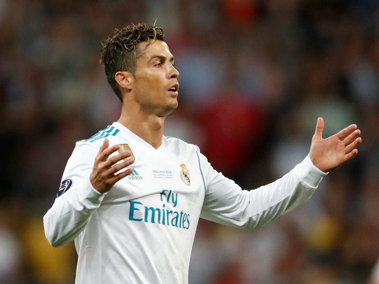 Cristiano Ronaldo en un partido con el Real Madrid la pasada temporada. (Reuters)