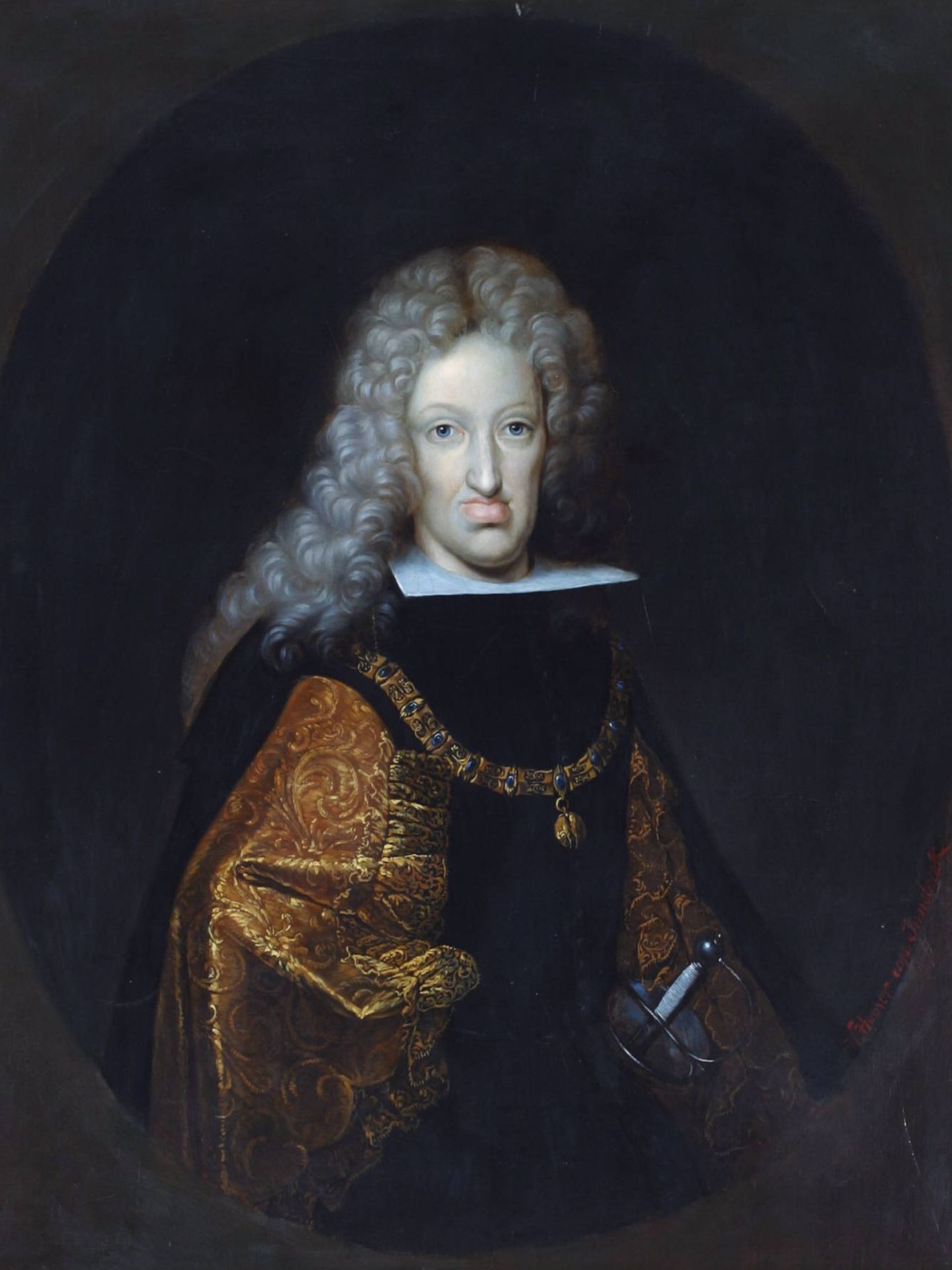 Retrato del rey Carlos II, por Wilhelm Humer