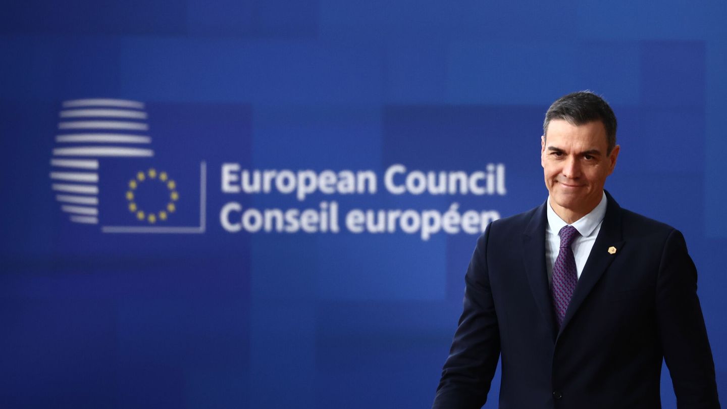 Pedro Sánchez durante un Consejo Europeo. (Reuters)