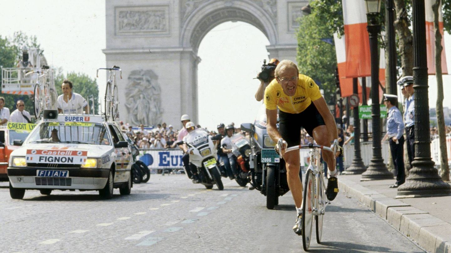 Fignon, en una etapa del Tour de Francia. (EFE)