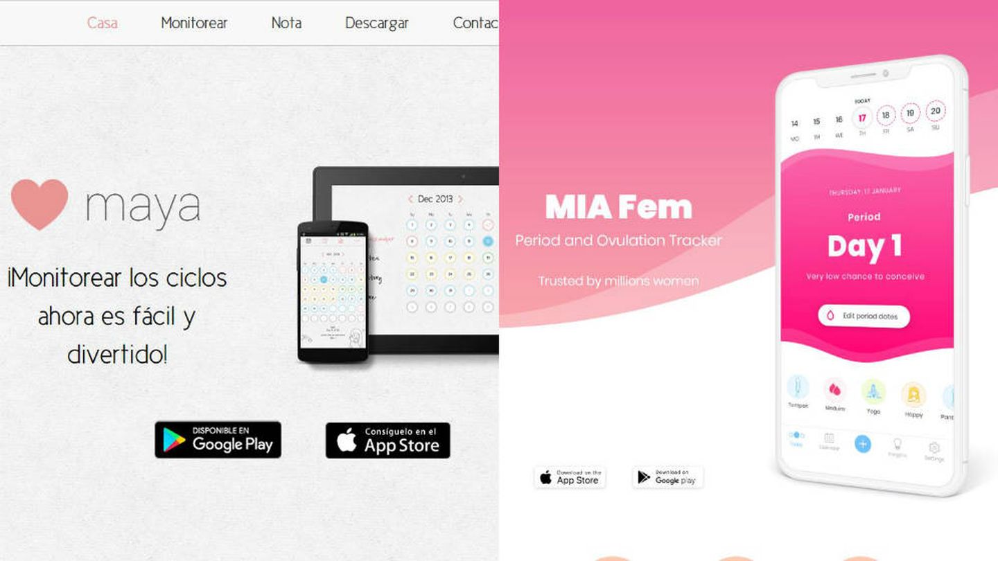 Maya y Mia son las dos aplicaciones que más información comparten con terceros. 