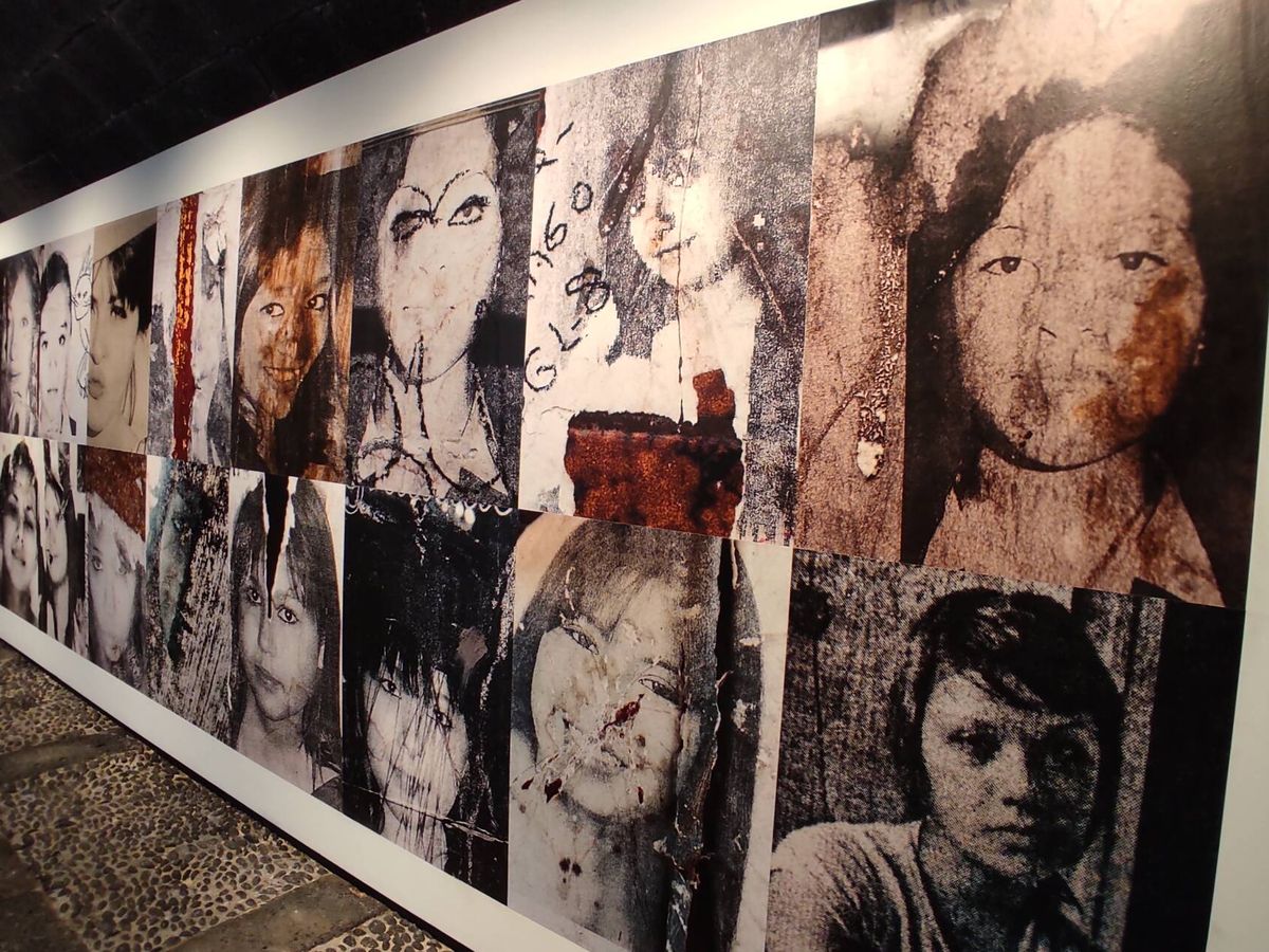 Foto: Obra de Teresa Margolles expuesta en la muestra 'Bienes ocultos, de la Bienal de Lanzarote (G. Martínez)