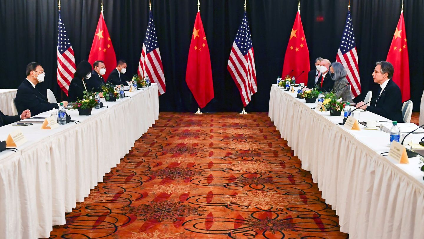 Reunión en Alaska de la Administración Biden con la china. (Reuters)
