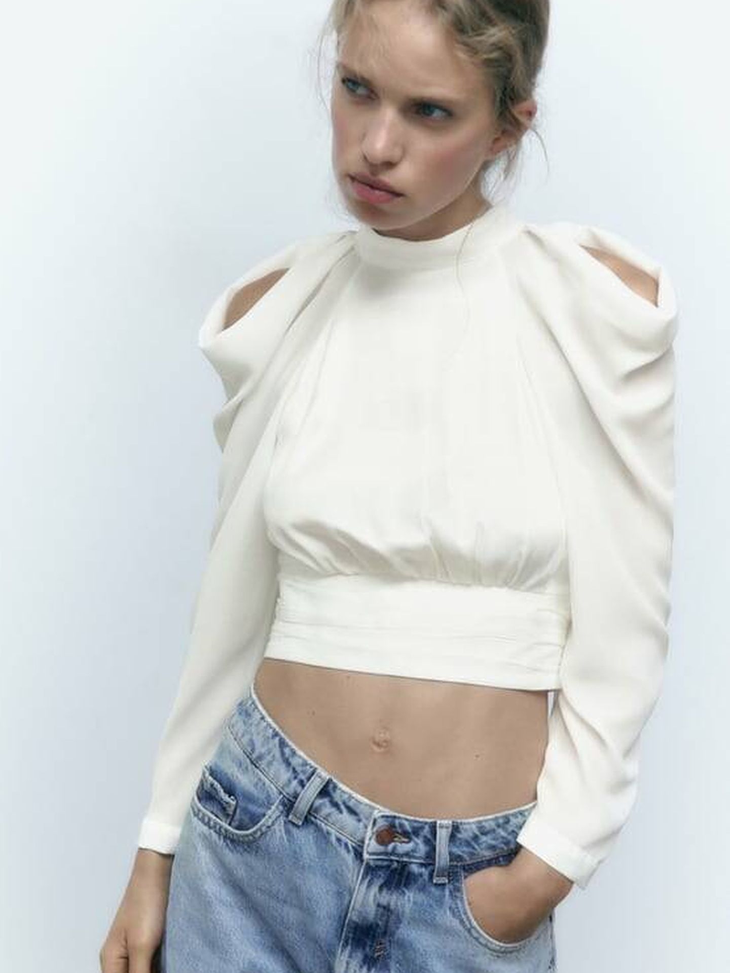 Amor a primera vista por estas blusas novedad de Zara. (Cortesía)