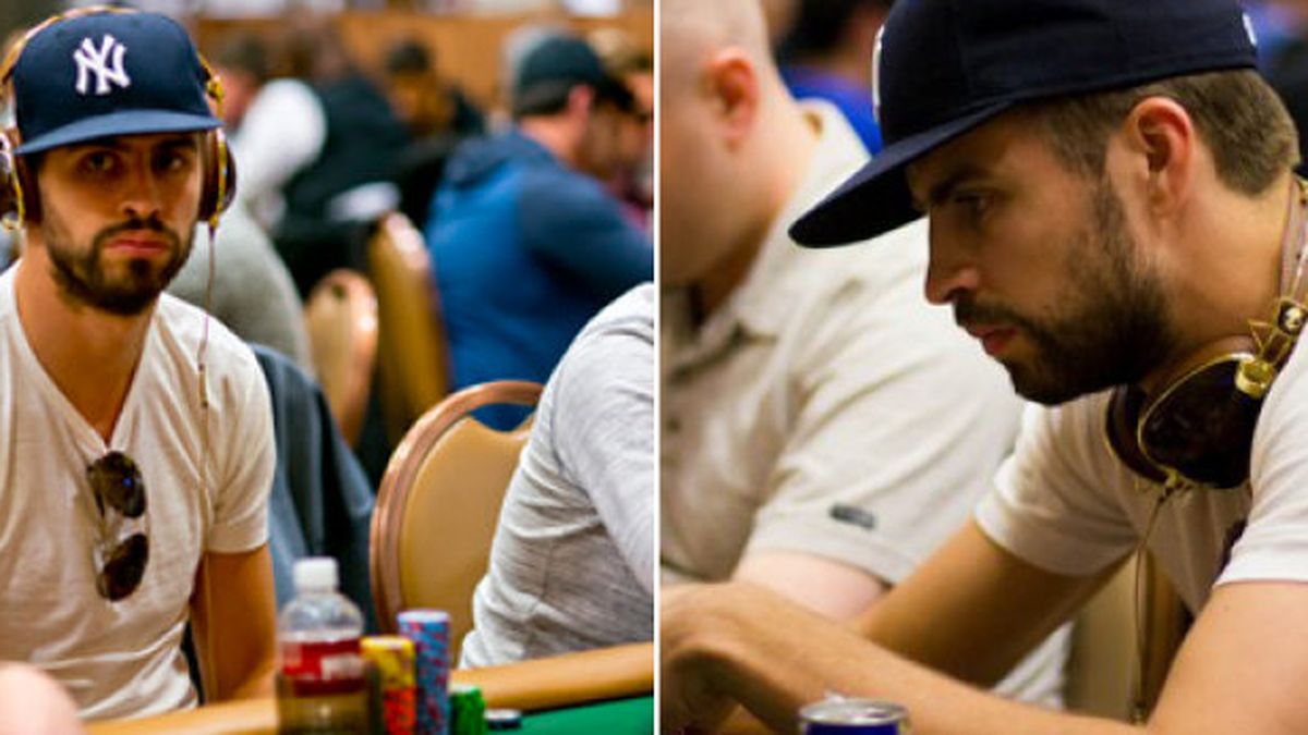 Gerard Piqué, 'pillado' en las Series Mundiales de Póker en Las Vegas