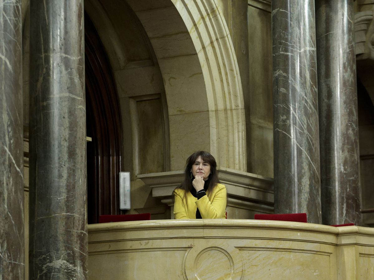 Foto: La expresidenta del Parlament Laura Borràs. (EFE/Quique García)
