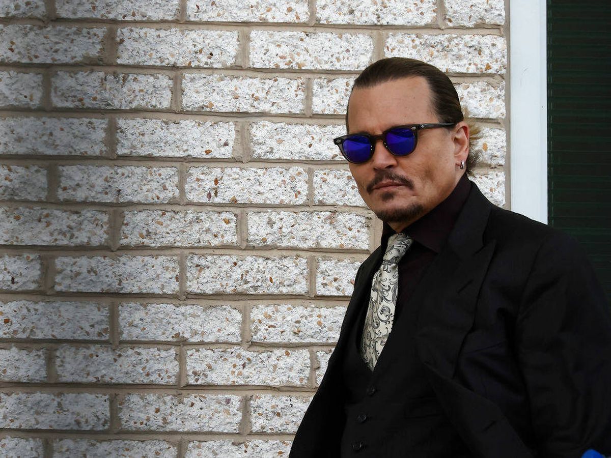 Foto: Johnny Depp, durante una de las sesiones del juicio. (Getty/Paul Morigi)