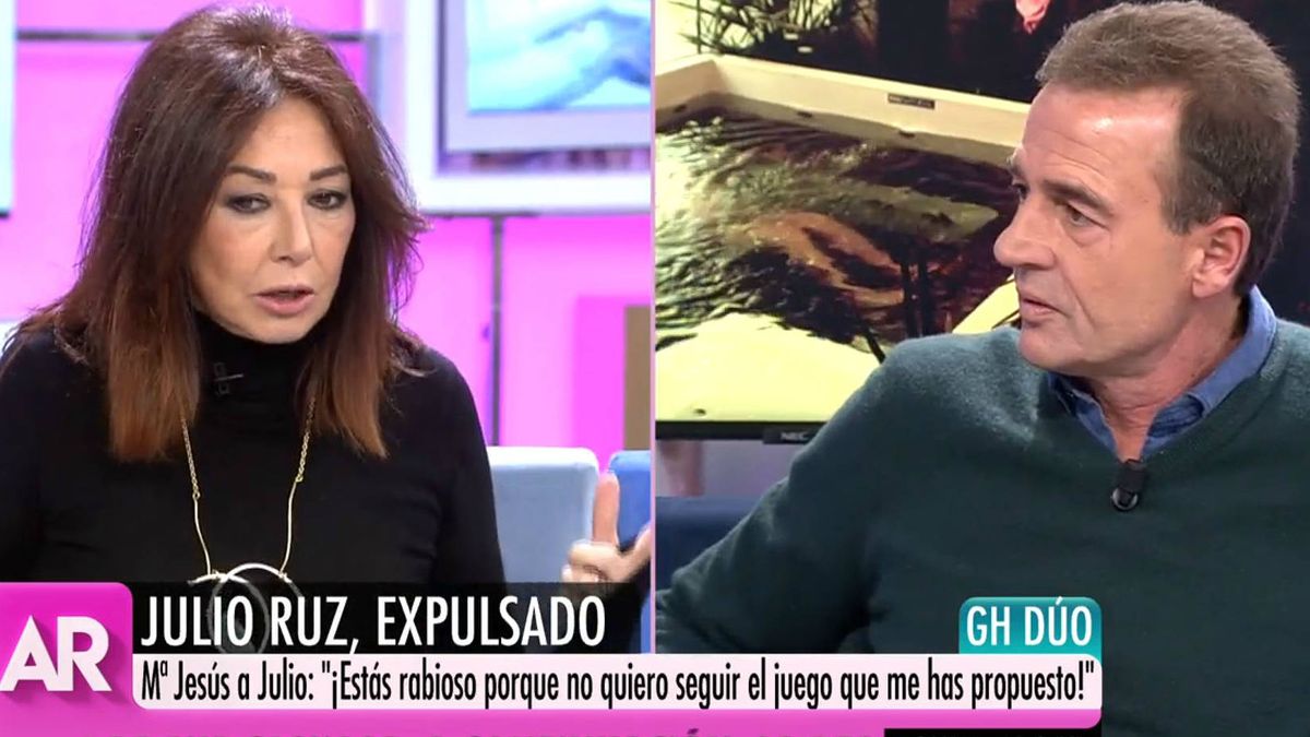 Ana Rosa increpa a Lequio por creer excesiva la expulsión de Julio Ruz de 'GH Dúo'