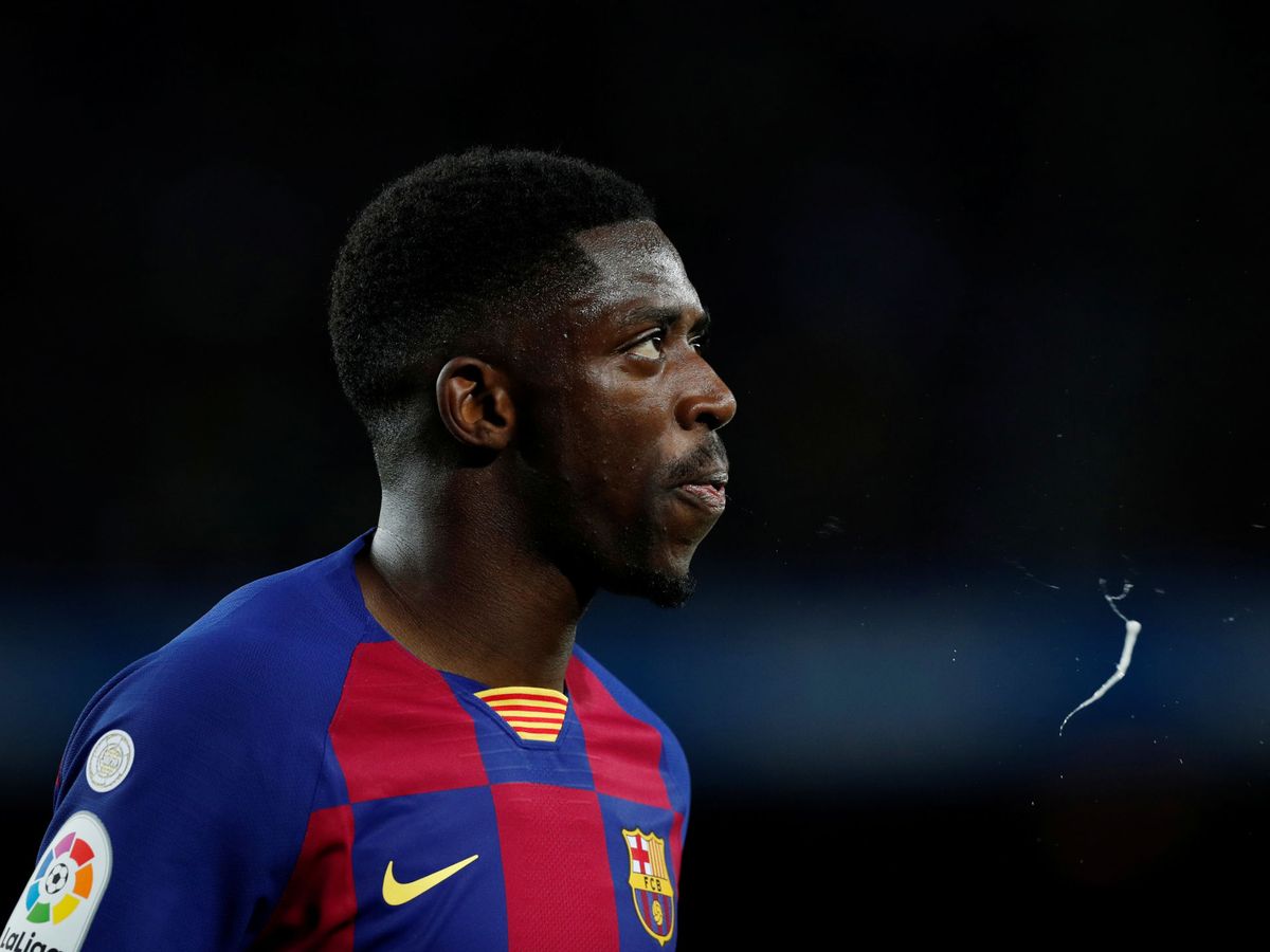 Foto: Dembélé, durante un partido con el Barcelona esta temporada. (Reuters)
