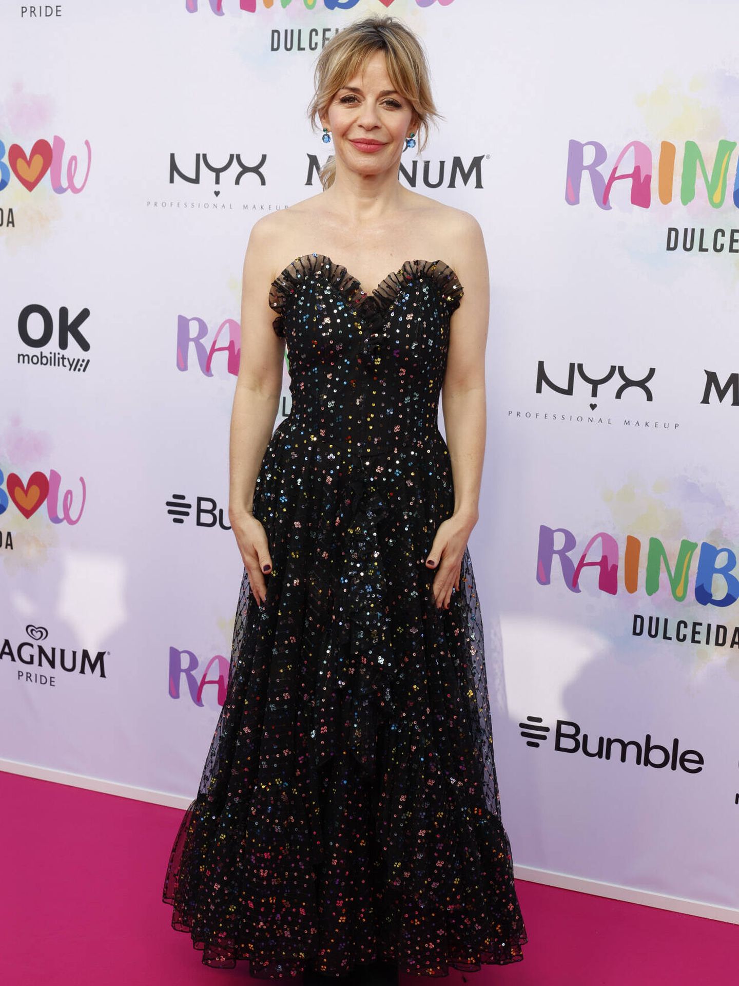 La actriz María Adánez, en el photocall del evento 'Rainbow' (Gtres)