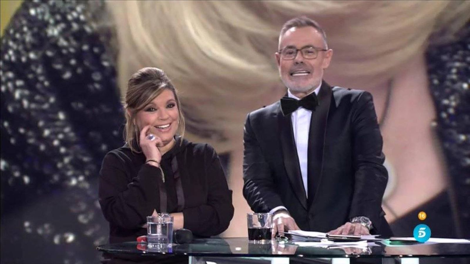 Foto: Terelu Campos con Jordi González en la primera gala de 'GH VIP'. 