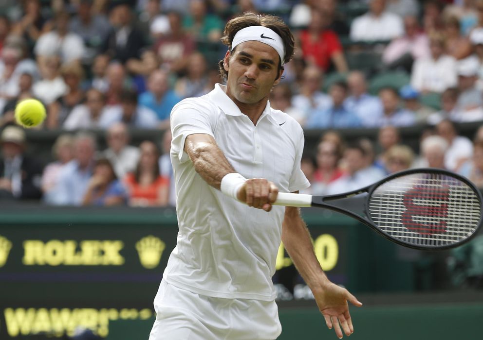 Foto: Federer busca volver a la final de Wimbledon (AP).