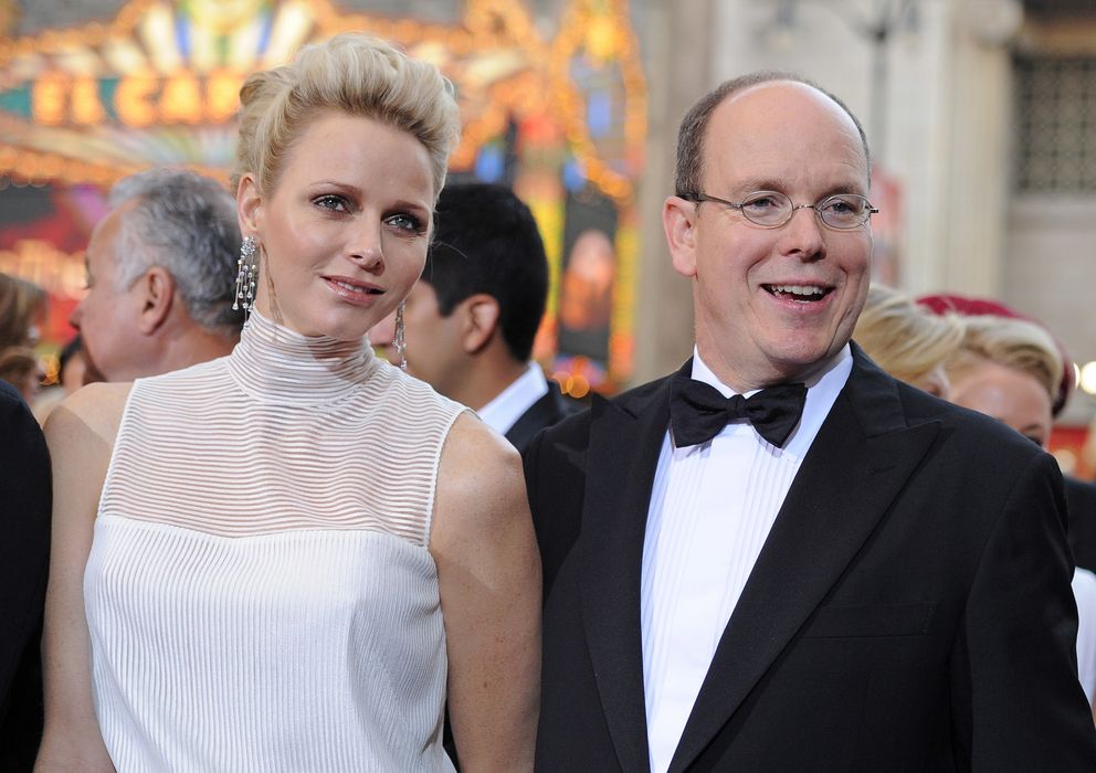 Foto: Los soberanos de Mónaco en la gala de los Oscars 2012 (Gtres)