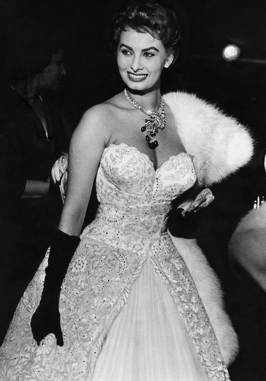 Sophia Loren, en el Festival de Cannes de 1955. (Getty)