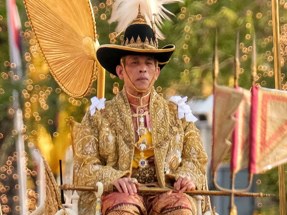Foto: Rama X, en su coronación. (Getty)