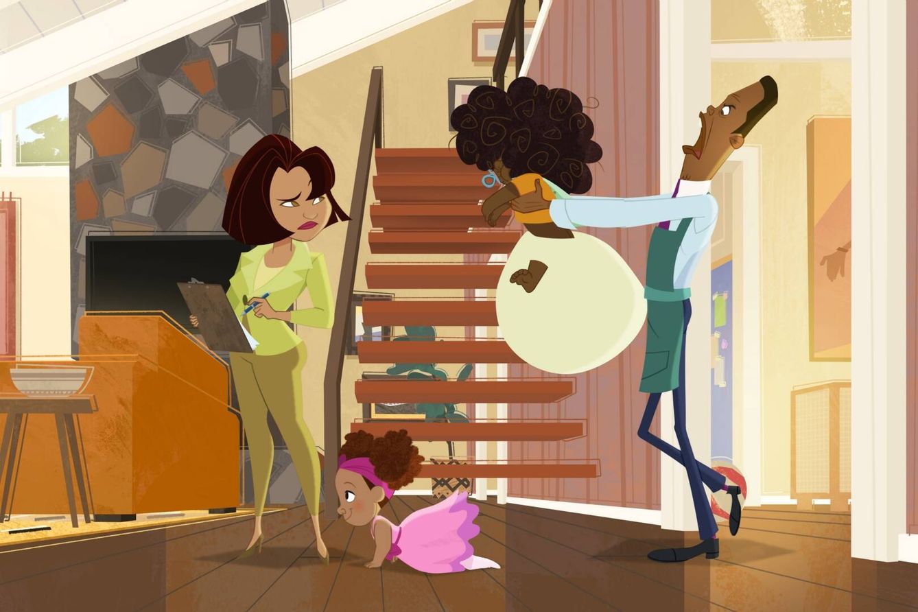 La familia Proud, en la nueva versión de la serie. (Disney)