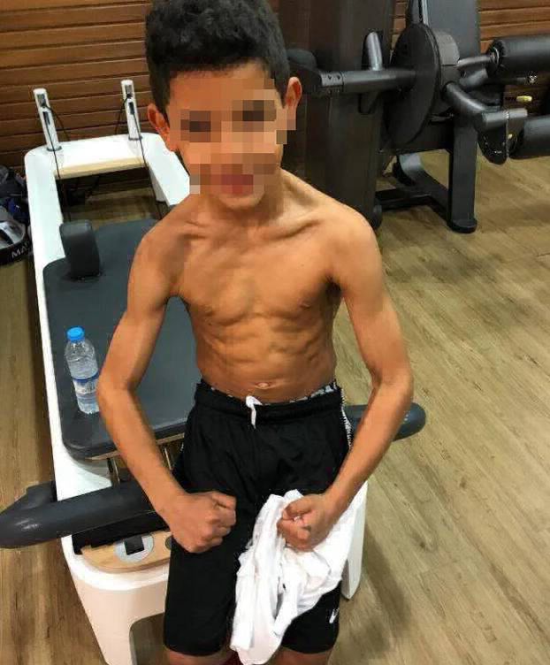 Foto: El hijo de Cristiano Ronaldo muestra los resultados del gimnasio (@cristiano)