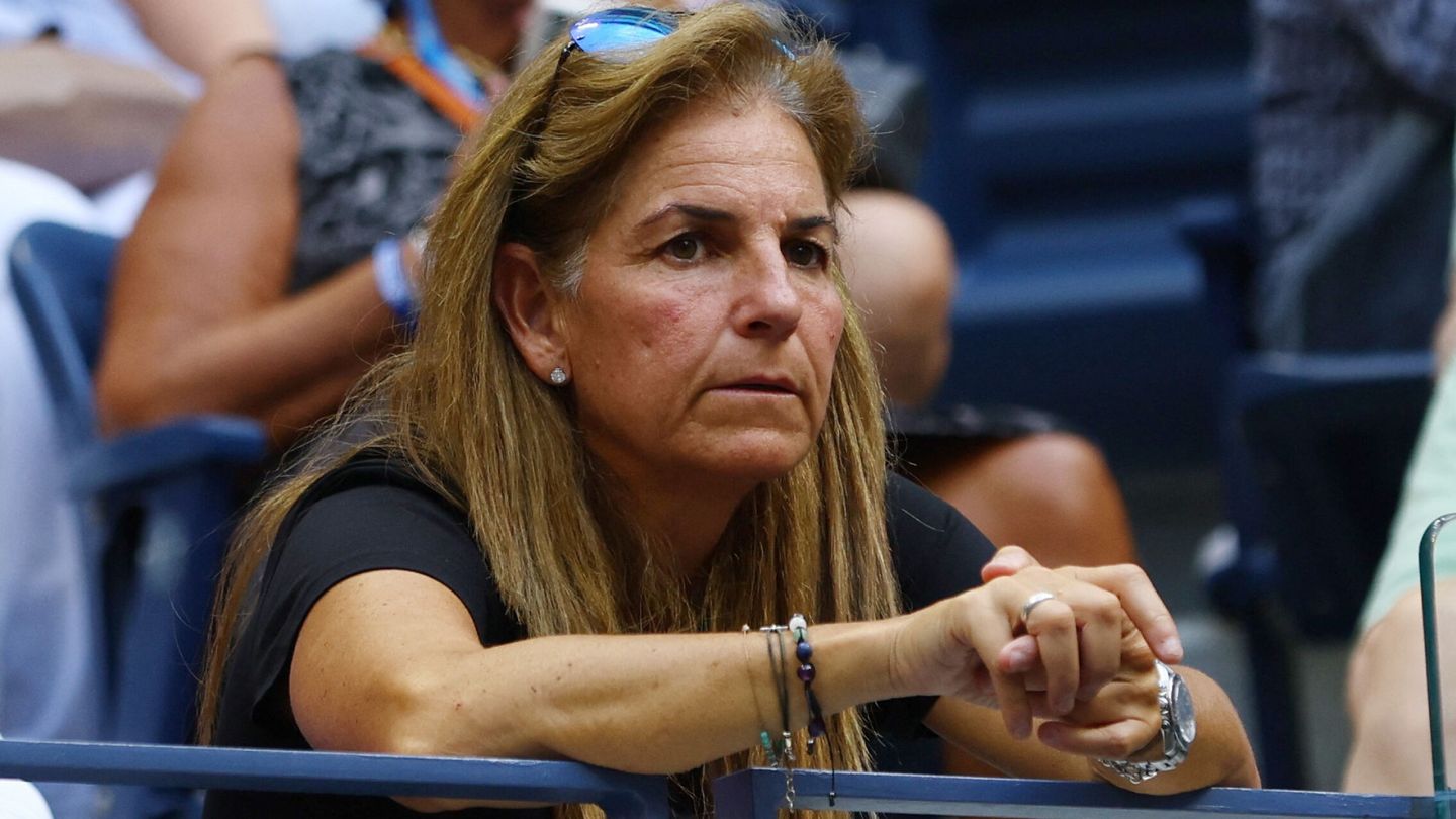 Arantxa Sánchez Vicario durante un partido de tenis. (Reuters)