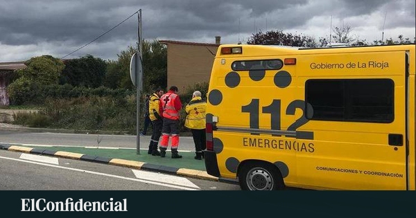 Una mujer de 44 años trasladada al Hospital San Pedro tras chocar su turismo