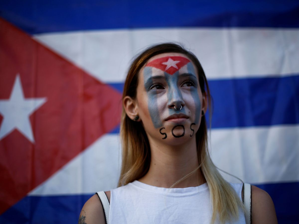 Foto: Protestas contra el Gobierno cubano. (Reuters)
