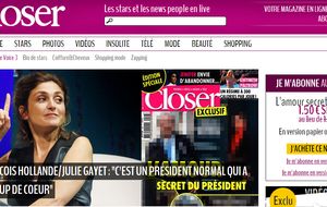 Closer borra de su web las fotos del amor secreto de Hollande