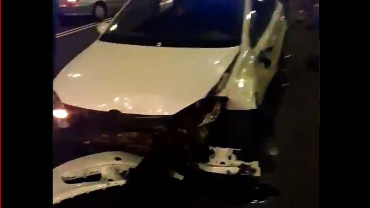 Siete heridos en un accidente en la avenida Anaga de Santa Cruz de Tenerife