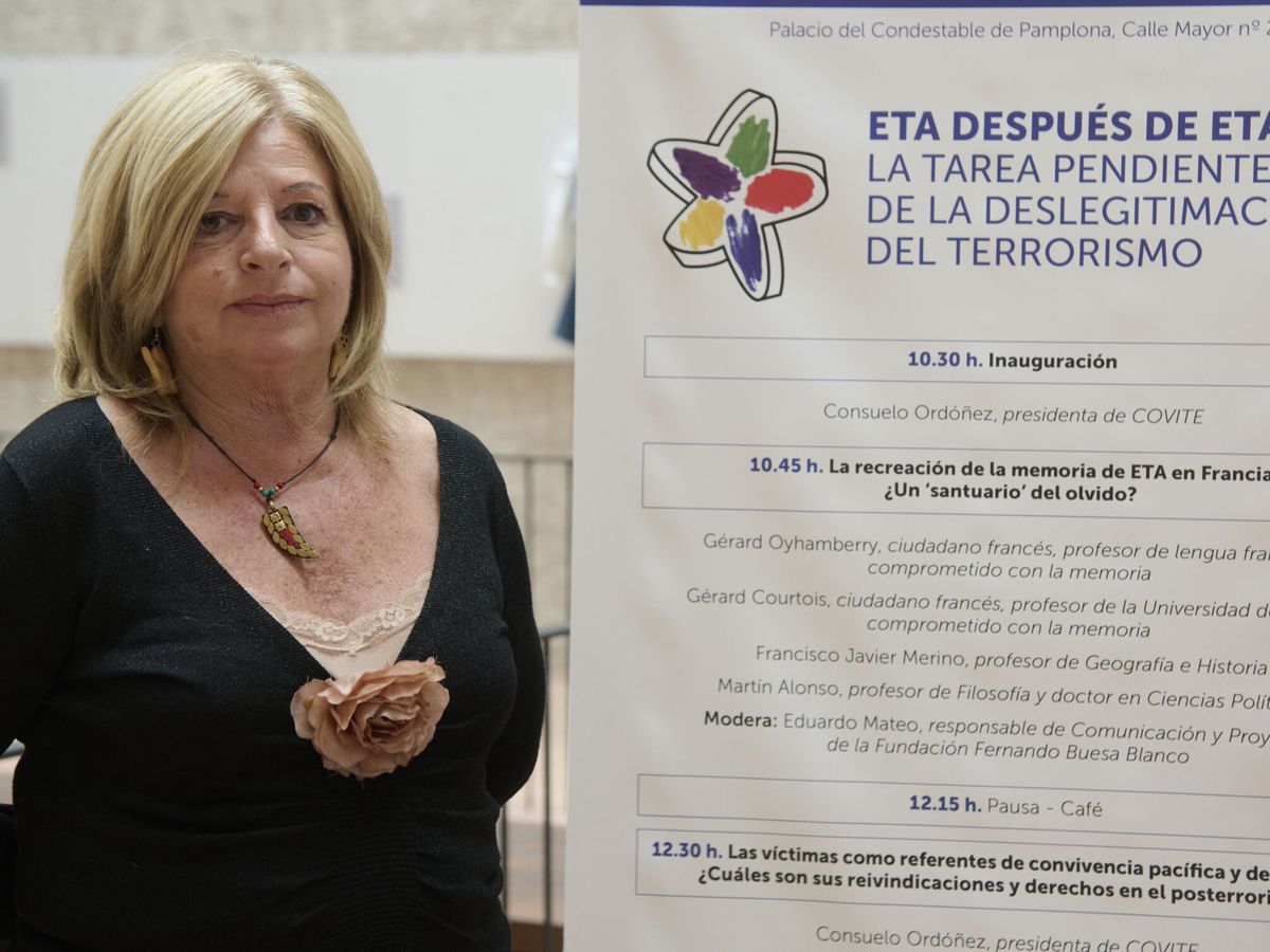 Foto: La presidenta de Covite, Consuelo Ordóñez. (EFE)