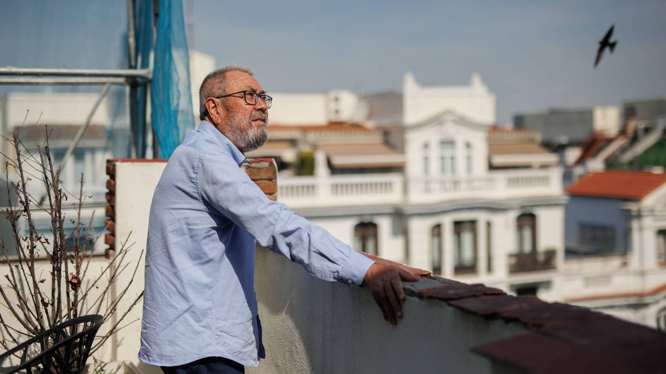 Foto: El ex secretario general de la UGT, Cándido Méndez, posa para El Confidencial. (A. M. V.)