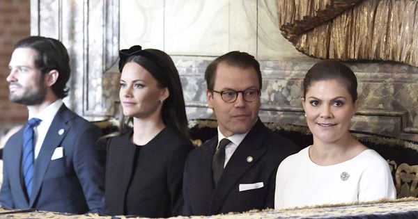 Foto: Los príncipes en la apertura del Parlamento sueco. (Cordon Press)
