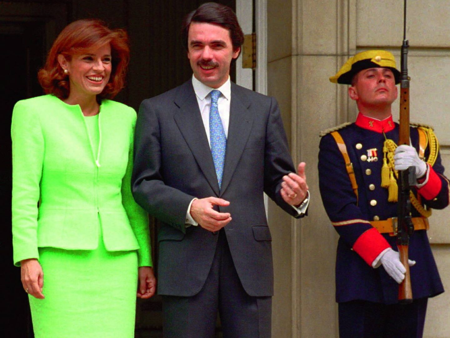 Aznar y Botella en sus tiempos de la Moncloa. (Gtres)
