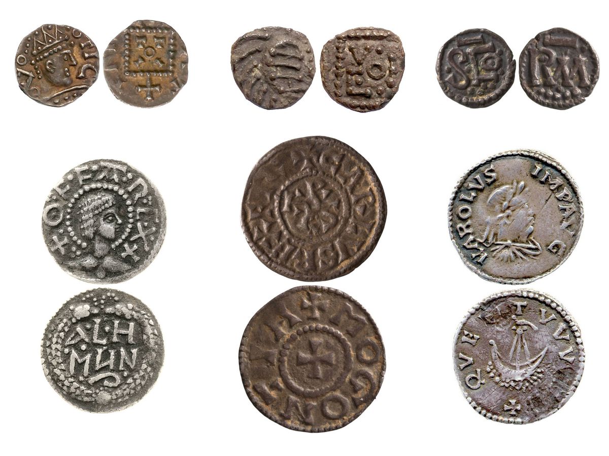Foto: Una selección de las monedas. (Fitzwilliam Museum, Universidad de Cambridge)