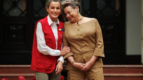 La reina Letizia y la primera dama de Guatemala, juntas y con zapatos cómodos: su cariñoso reencuentro