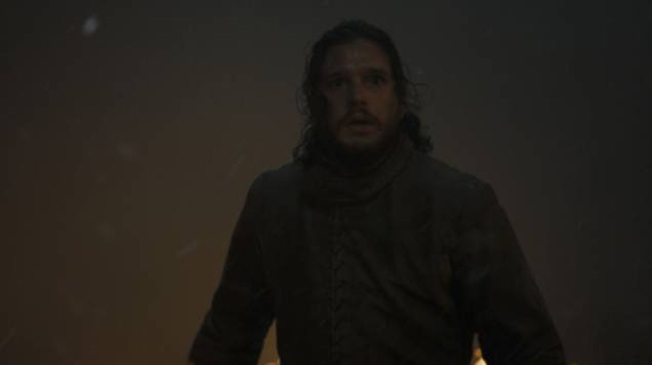 Jon Snow en la batalla de Invernalia. (HBO)