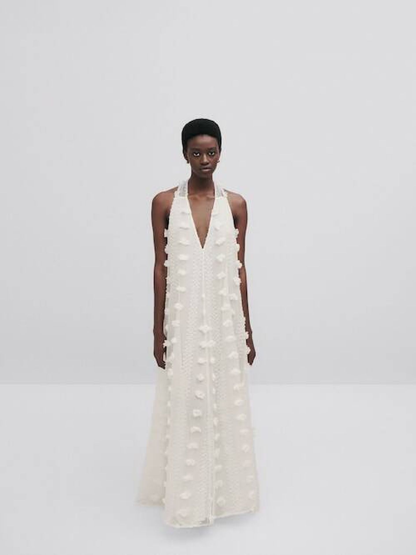 Un vestido de novia de Massimo Dutti Studio. (Cortesía)
