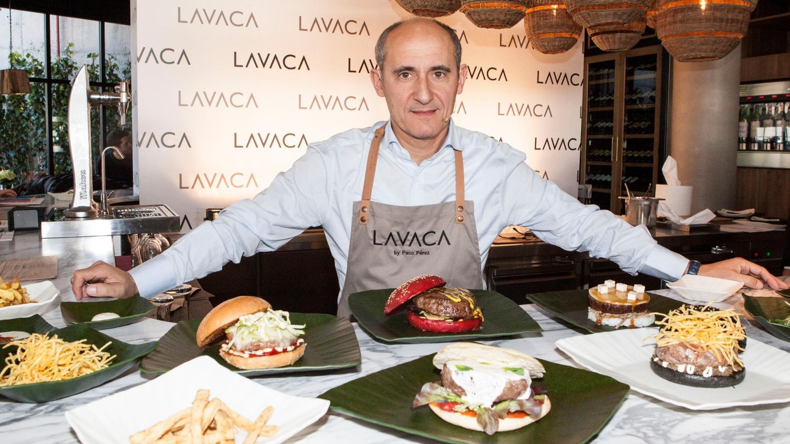 Foto: Paco Pérez y las hamburguesas de Lavaca