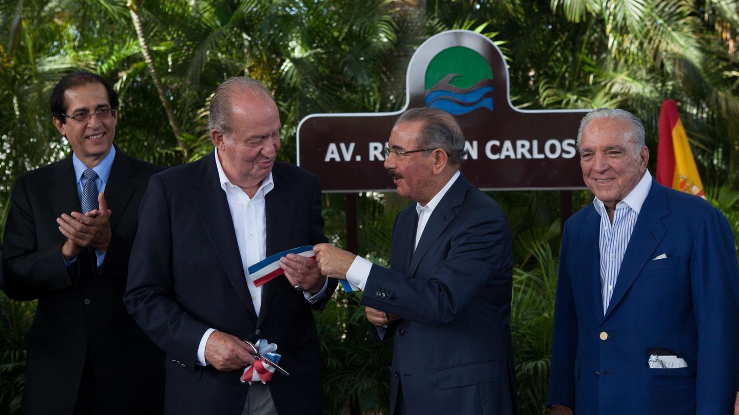 El rey Juan Carlos I en un encuentro empresarial en República Dominicana. (EFE)