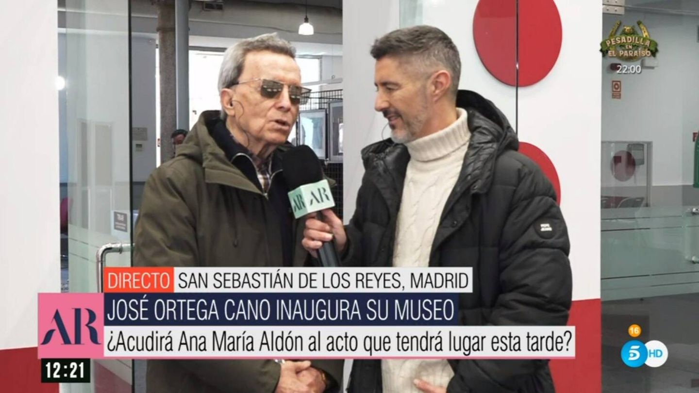 José Ortega Cano y Pepe del Real en 'Ana Rosa'. (Mediaset España)