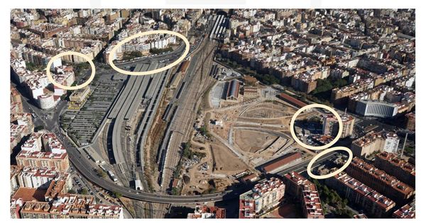 Foto: Las parcelas edificables de la primera fase del Parque Central de Valencia. (VPC)