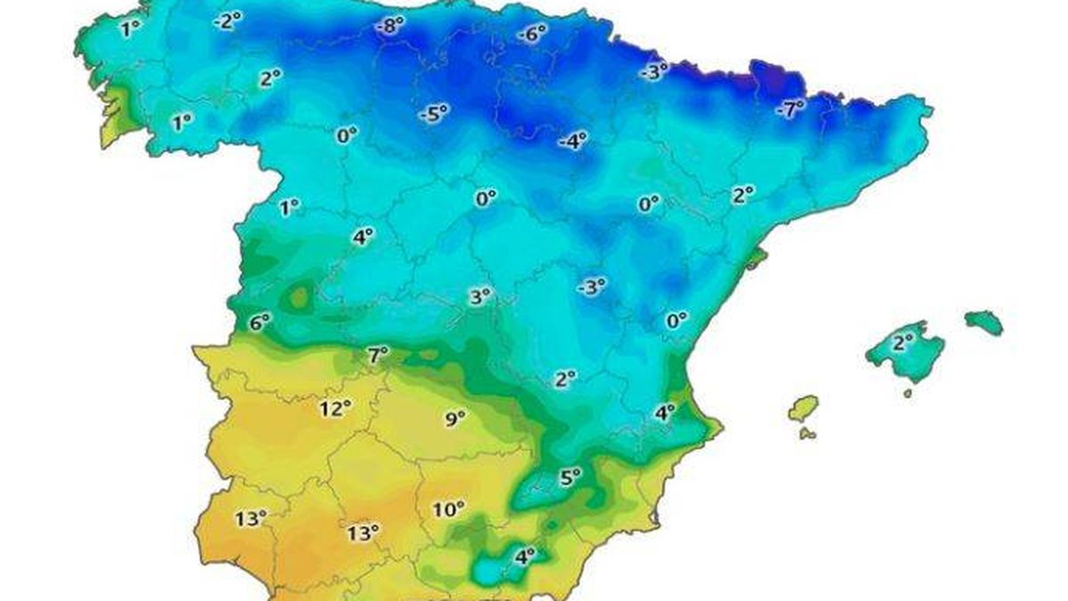 ¿Por qué un frente cálido en el Polo Norte causa temperaturas de -17ºC en España?