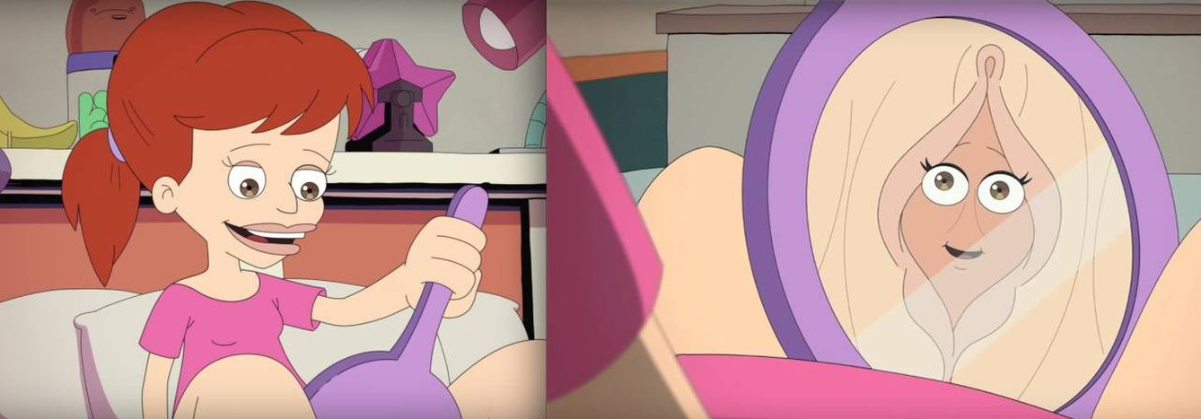 Jessie conoce a su vulva en 'Big Mouth'. (Netflix)