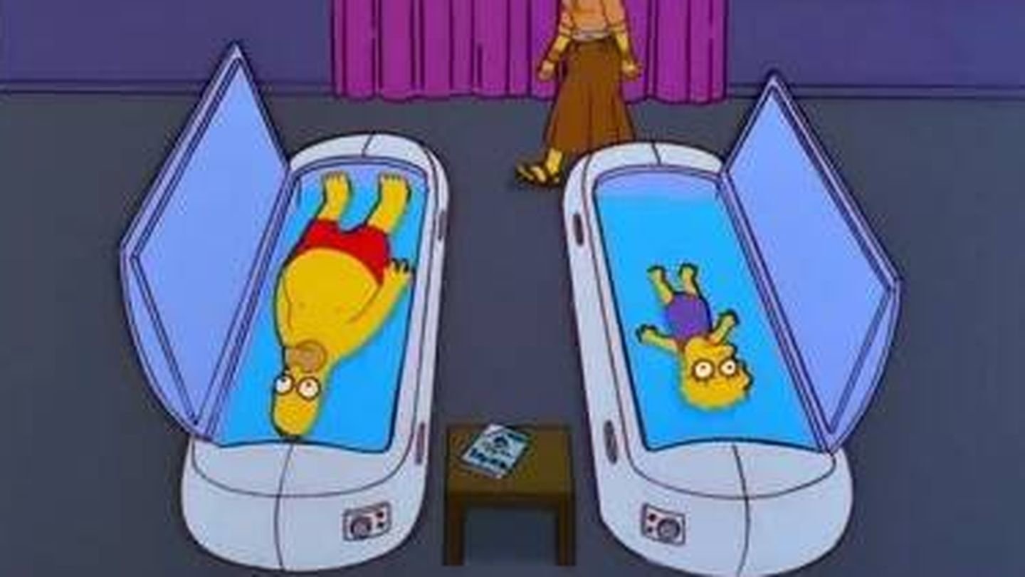 'Los Simpsons' ya predijeron las cabinas de flotación.