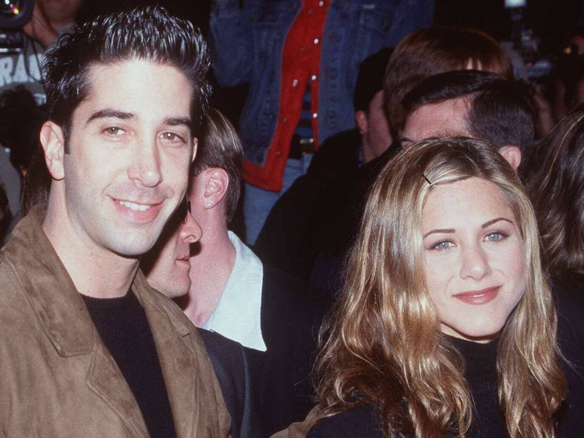 Foto: David Schwimmer y Jennifer Aniston en una imagen de 1997. (Getty)