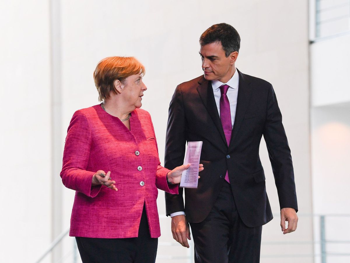 Foto: El presidente del Gobierno español, Pedro Sánchez, de visita en Berlín. (EFE)